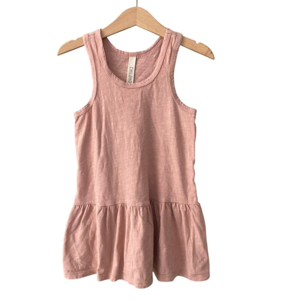 Childhoods Clothing Twirly Tank Dress - Dusty Rose - 4T